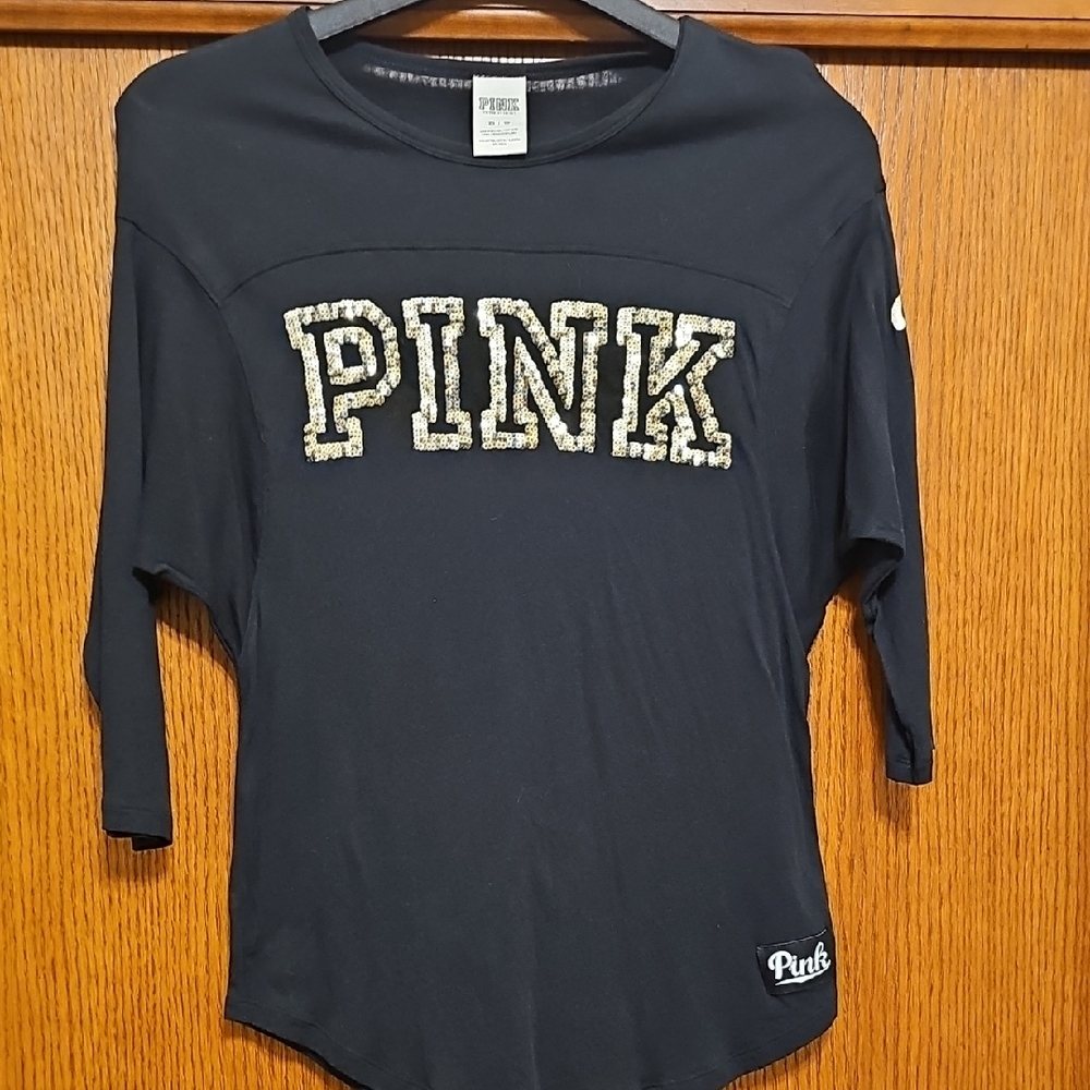 PINK Victoria's Secret Black Top